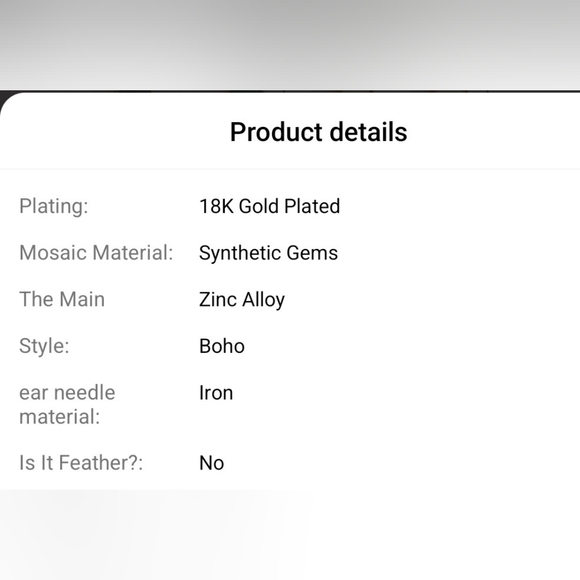 🍒NWT 18K SET OF GOLD EARRINGS - Picture 4 of 5